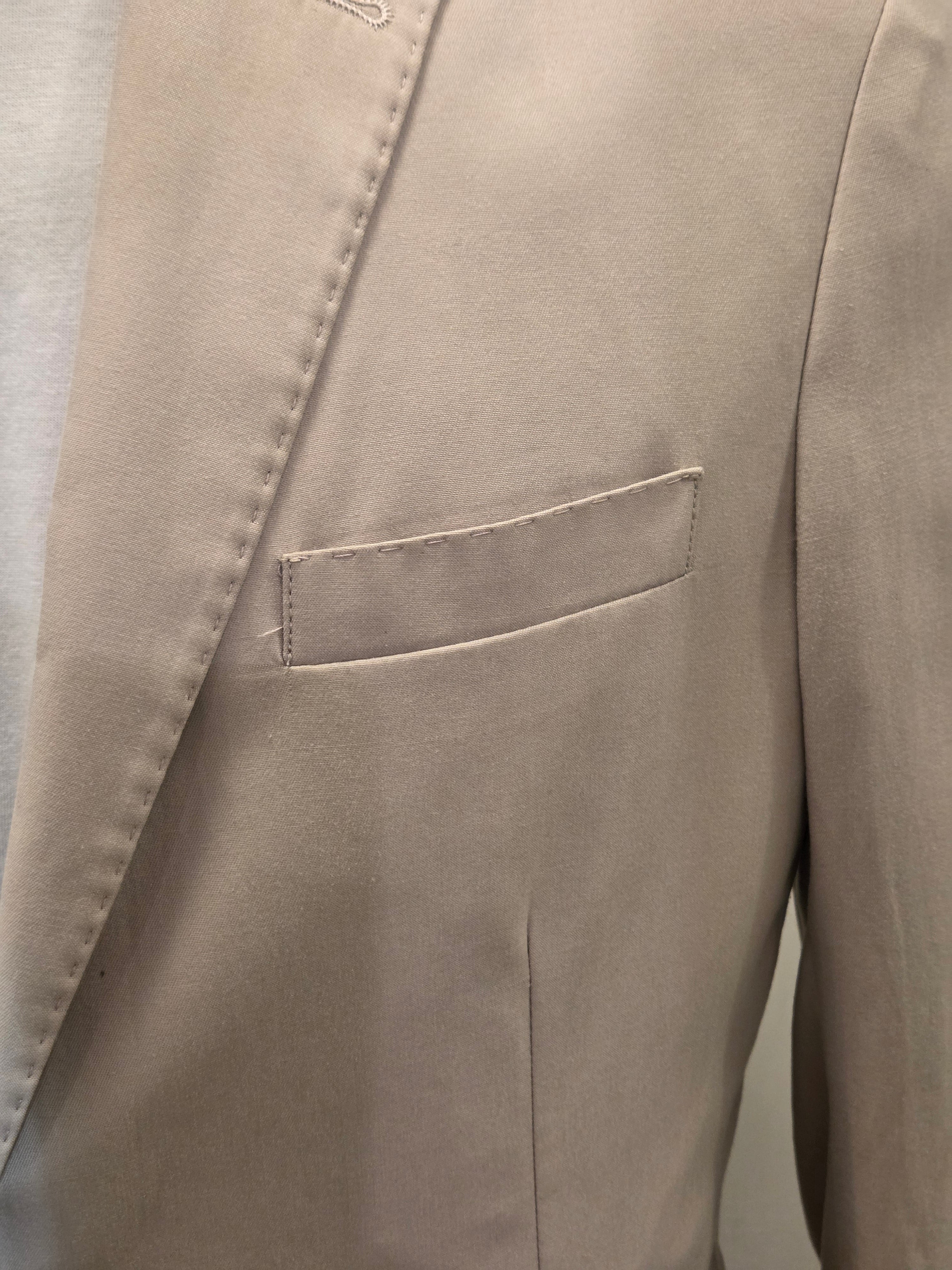 GIACCA MONOPETTO BEIGE CHIARO AG TREND - G214-P661