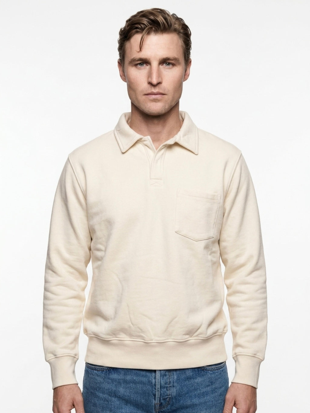 FELPA POLO BASIC IN THE BOX COLOR PANNA