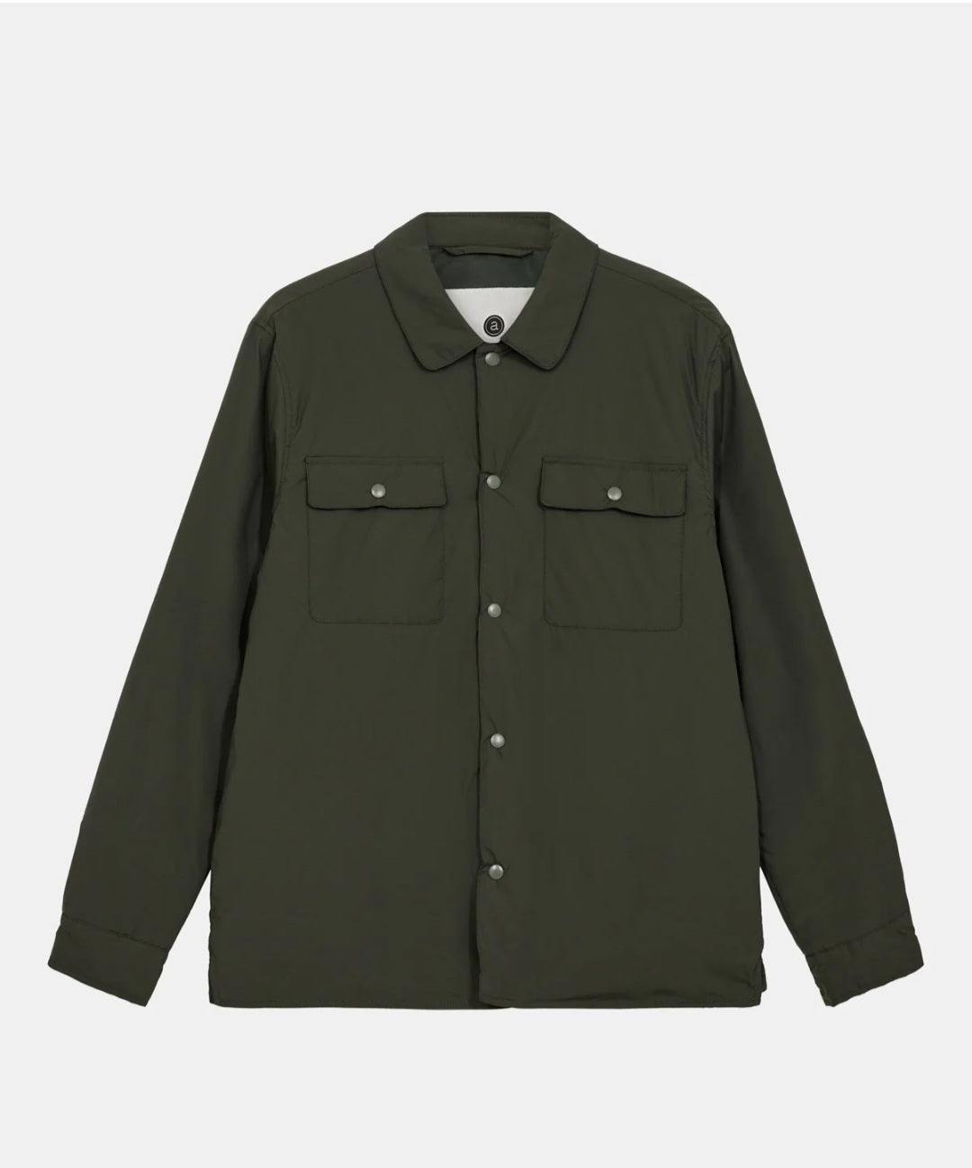 PADDED JACKET NYLON ANERKJENDT VERDE MILITARE