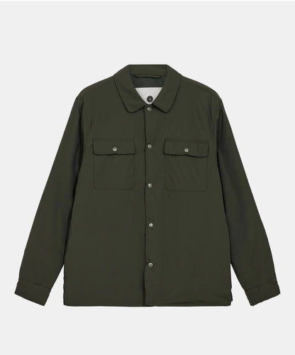 PADDED JACKET NYLON ANERKJENDT VERDE MILITARE