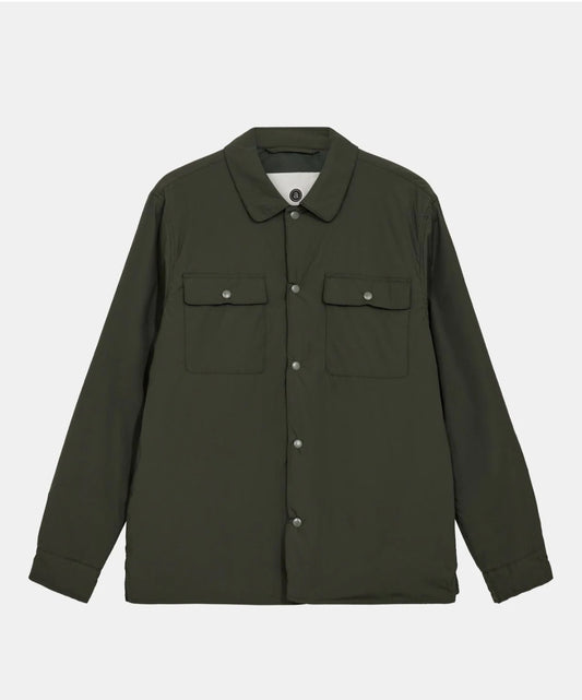 PADDED JACKET NYLON ANERKJENDT VERDE MILITARE