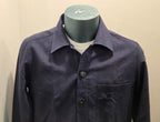 OVERSHIRT GMF SG345 LINO/COTONE COLOR BLU