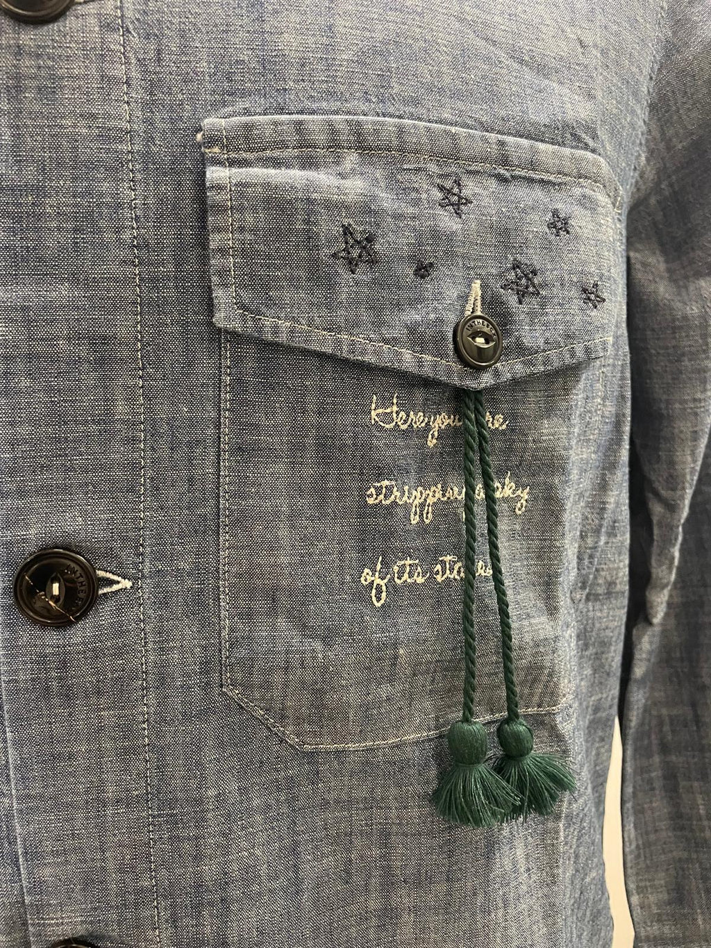 CAMICIA IN THE BOX CHAMBRAY EMBROIDERY STAR