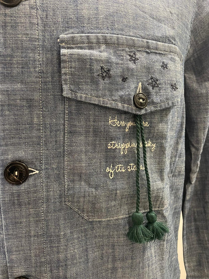 CAMICIA IN THE BOX CHAMBRAY EMBROIDERY STAR