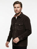 CAMICIA IN VELLUTO IN THE BOX COLOR MARRONE