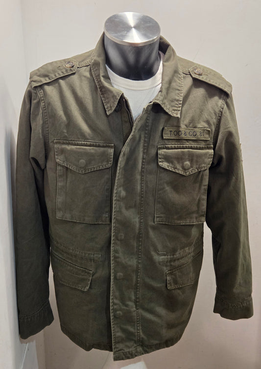 TOOCO SAHARIAN DOUBLE CON IMBOTTITURA RIMOVIBILE COLOR GREEN ARMY