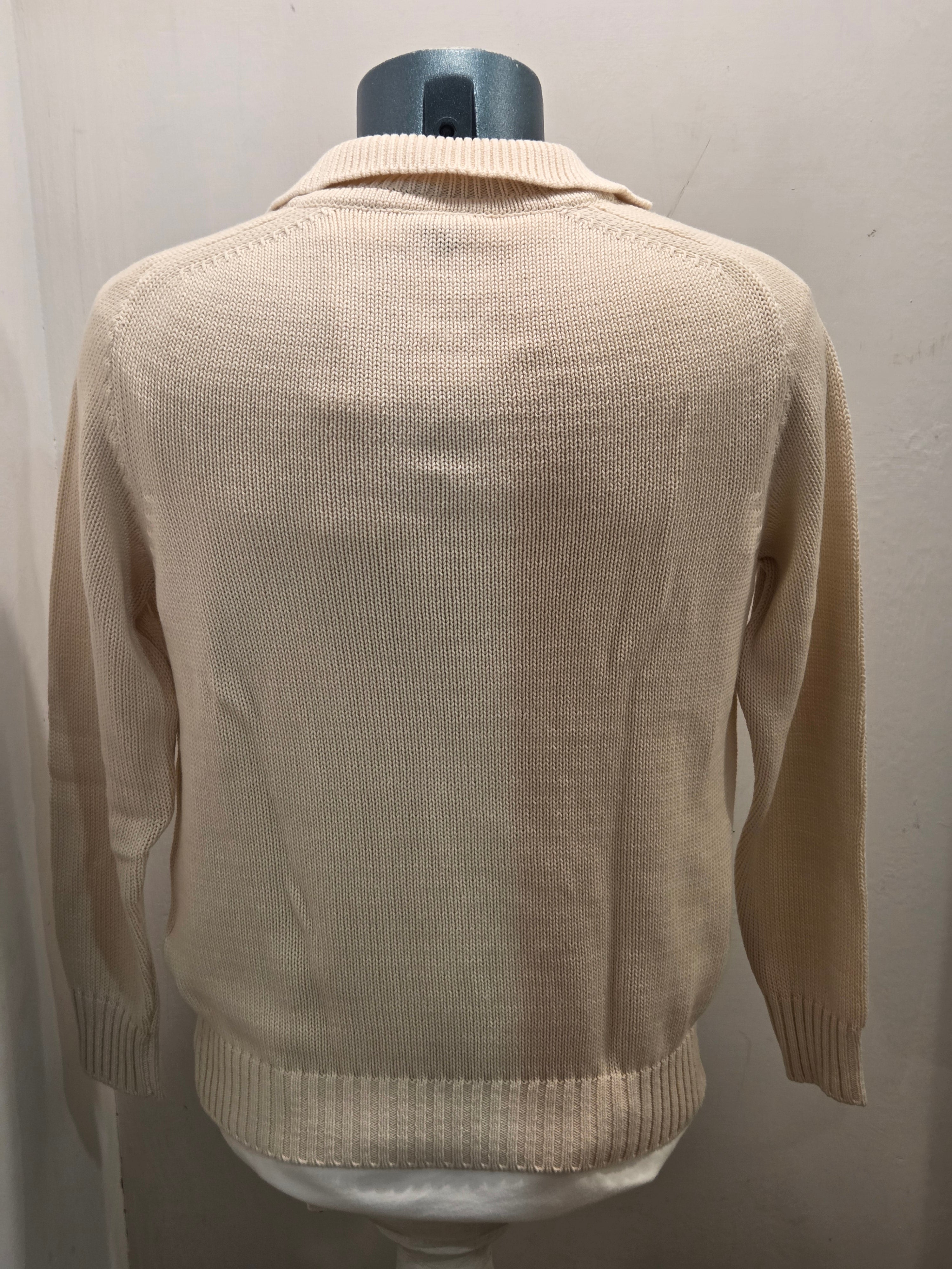 IN THE BOX MAGLIA POLO 100% COTONE COLORE PANNA 100% MADE IN ITALY