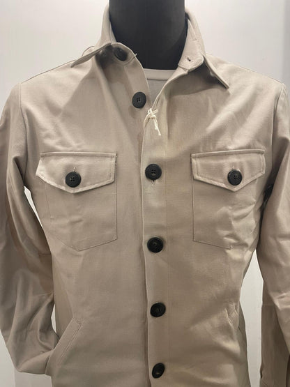 GIACCA CAMICIA GMF COLOR BEIGE CHIARO SG374