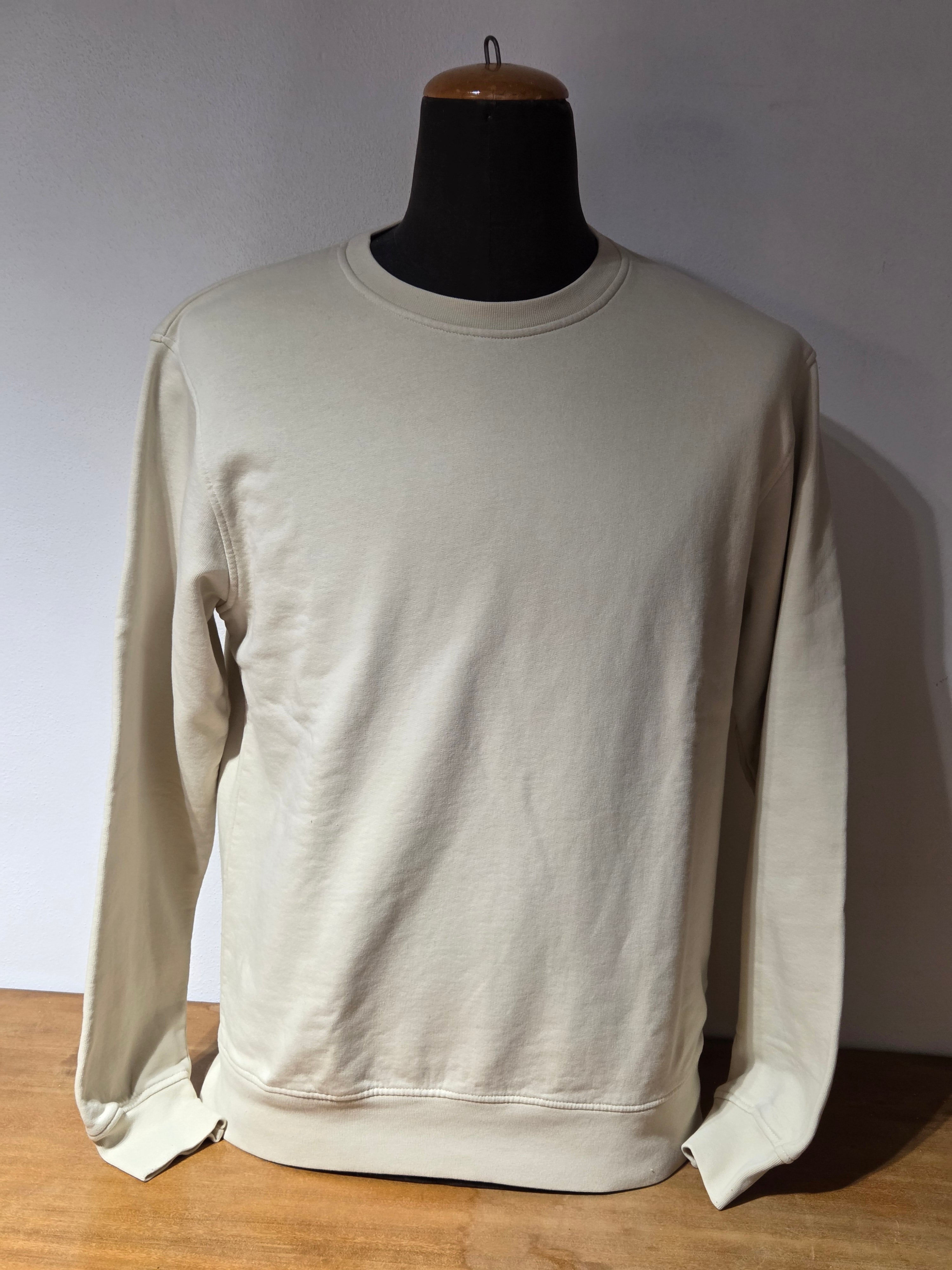 FELPA COLORFUL STANDARD Classic Organic Crew Colore Ivory White