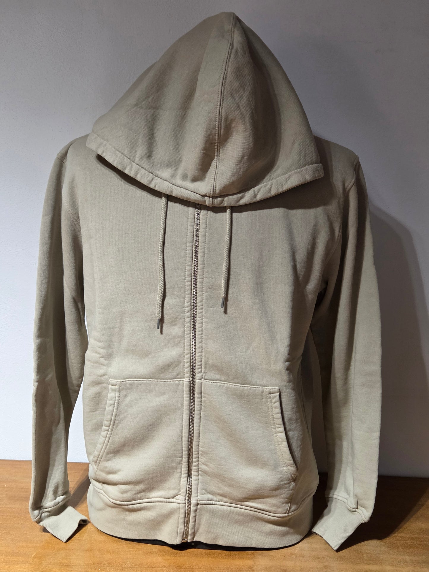 FELPA COLORFUL STANDARD Classic Organic Zip Hood Colore Oyster Grey