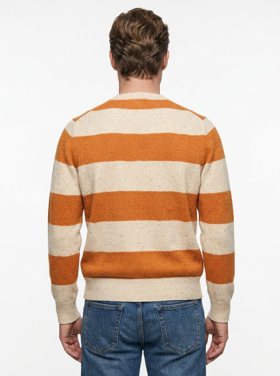 MAGLIA SCOLLO A V MANICA LUNGA MODELLO LAWRENCE GALLIA KNIT PROJECT