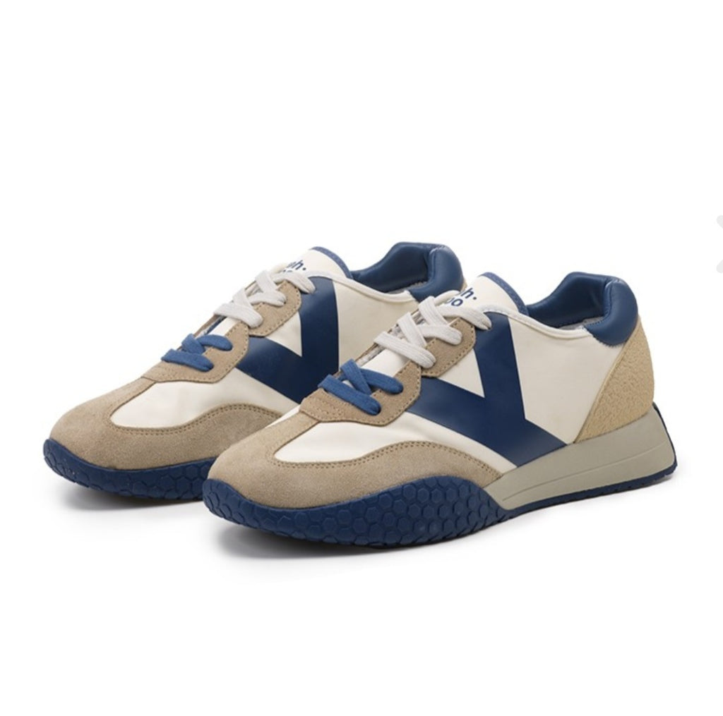 KEH-NOO SCARPE KM 9313 WHITE/BEIGE/BLUE