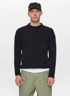 AKSUNE CHENILLE KNIT ANERKJENDT COLOR CAVIAR