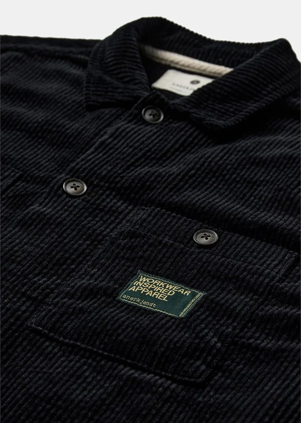 OVERSHIRT IN VELLUTO ANERKJENDT COLOR NERO