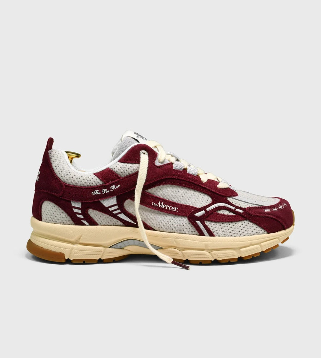 THE MERCER BRAND SNEAKERS THE RE-RUN VINTAGE COLOR DARK RED