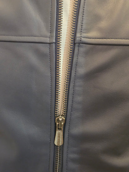 GIUBBINO IN PELLE BLUSOTTO HULK BLU JEANS