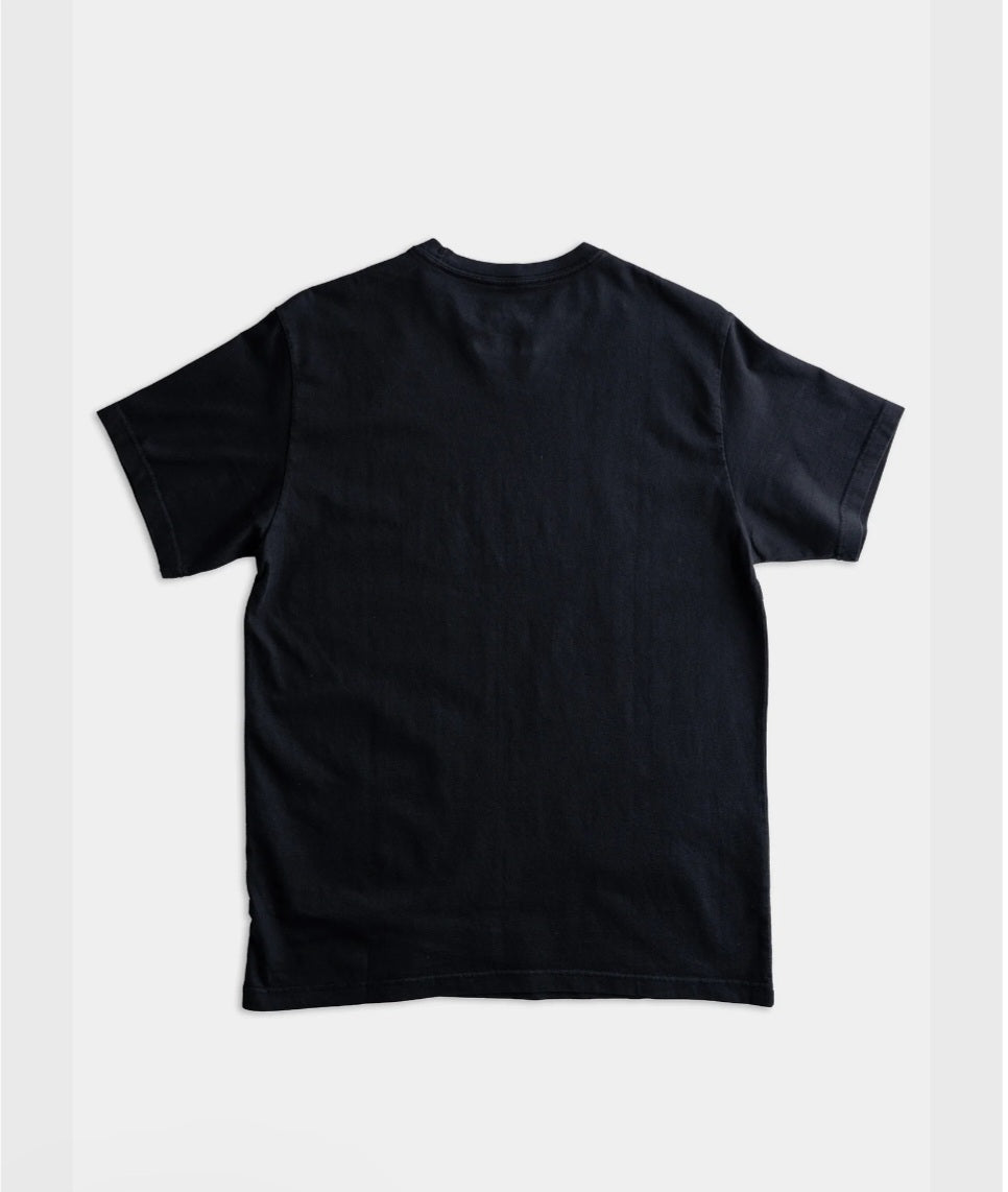 IRON AND RESIN T-SHIRT LOGGING TEE COLOR BLACK 100% COTONE JERSEY 260g