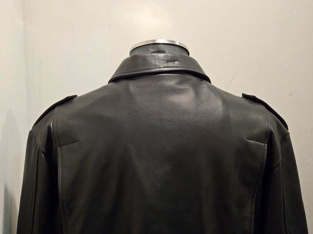 GIUBBINO DI PELLE BLUSOTTO P682 COLOR NERO
