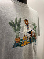 T SHIRT MR. BOX CACTUS GRIGIO MELANGE SS250002