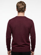 BRAMANTE MAGLIA GIROCOLLO REGULAR FIT COLOR BORDEAUX