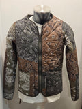 TOOCO LINER JACKET BANDANA PATCH GREEN MULTICOLOR