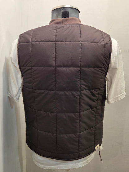 GILET SEADOG DOUBLE FACE TRAPUNTA-FLANELLA COLORE MORO