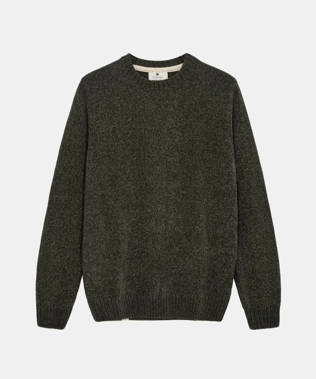 AKSUNE CHENILLE KNIT ANERKJENDT COLOR FOREST NIGHT