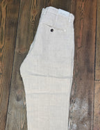 PANTALONI YAN SIMMON MODELLO WORLD T656W 100% LINO COLOR ECRÙ