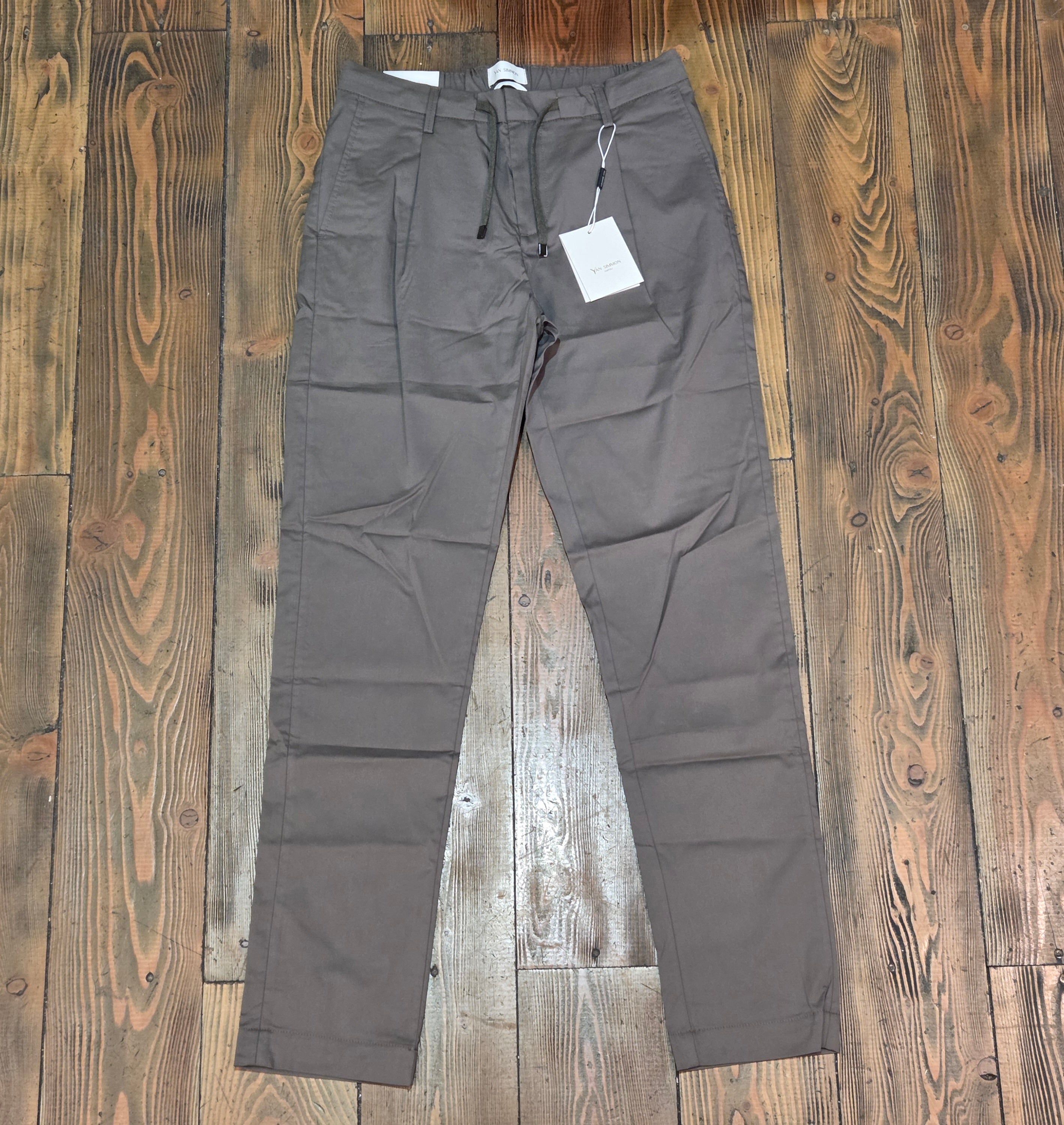 PANTALONI YAN SIMMON LIFE TELA PARACADUTE T543L CON LACCIO COLOR MILITARE