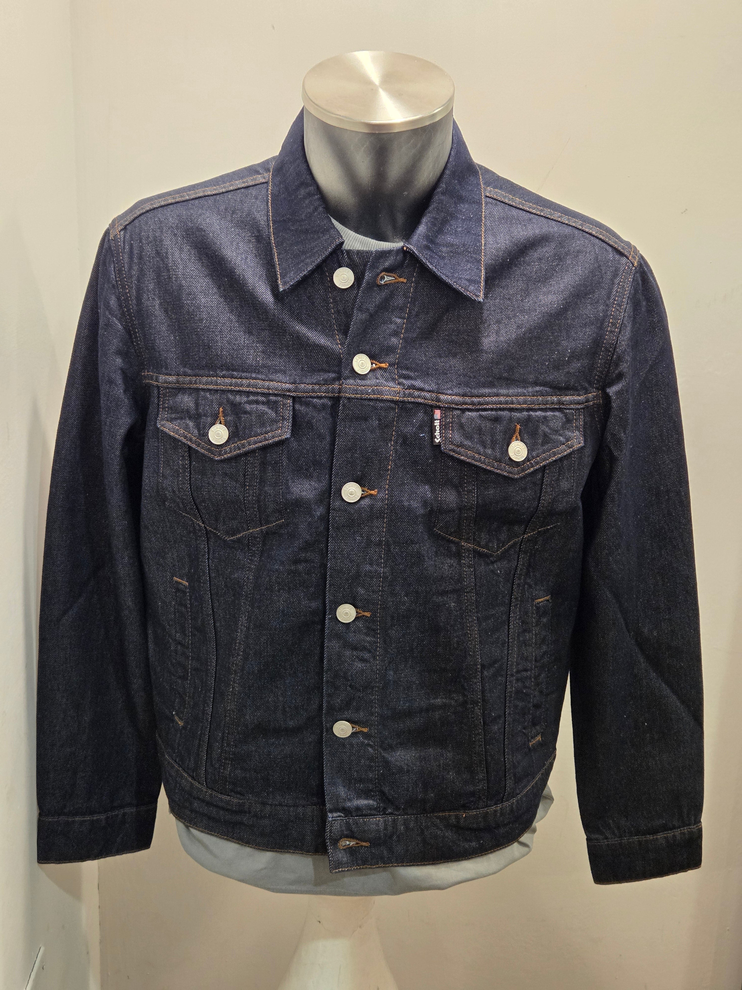 SCHOTT DENIM JACKET NYC TRUCKS COLOR RAW