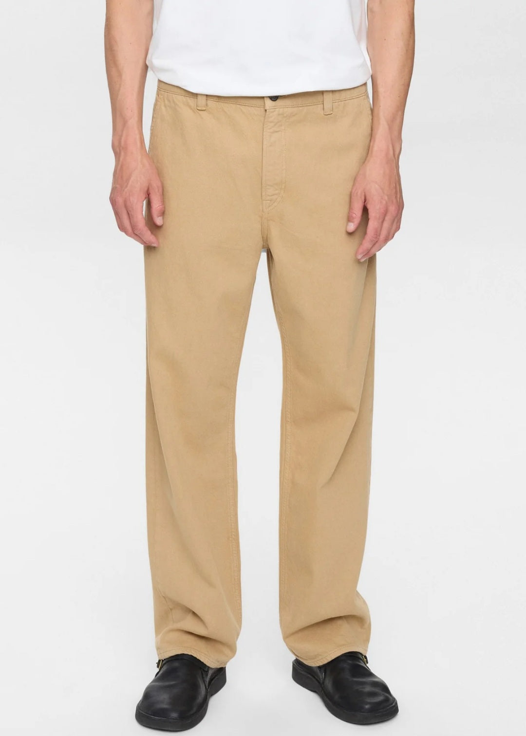 AKJONAS ELA TWILL PANTS ANERKJENDT COLOR ERMINE