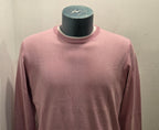 BRAMANTE MAGLIA FILO COTONE MANICA LUNGA COLOR ROSA
