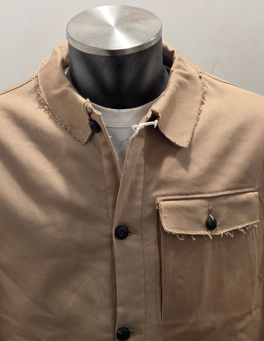 GIACCA CAMICIA WHITE SAND COLOR BEIGE