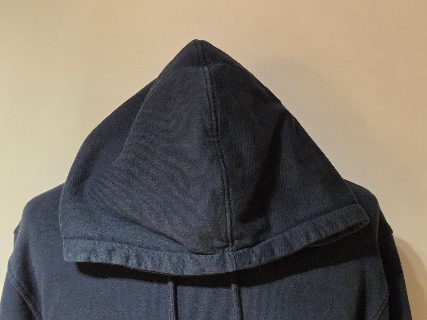 FELPA COLORFUL STANDARD Classic Organic Hood Colore Navy Blue