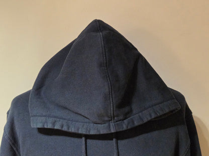 FELPA COLORFUL STANDARD Classic Organic Hood Colore Navy Blue