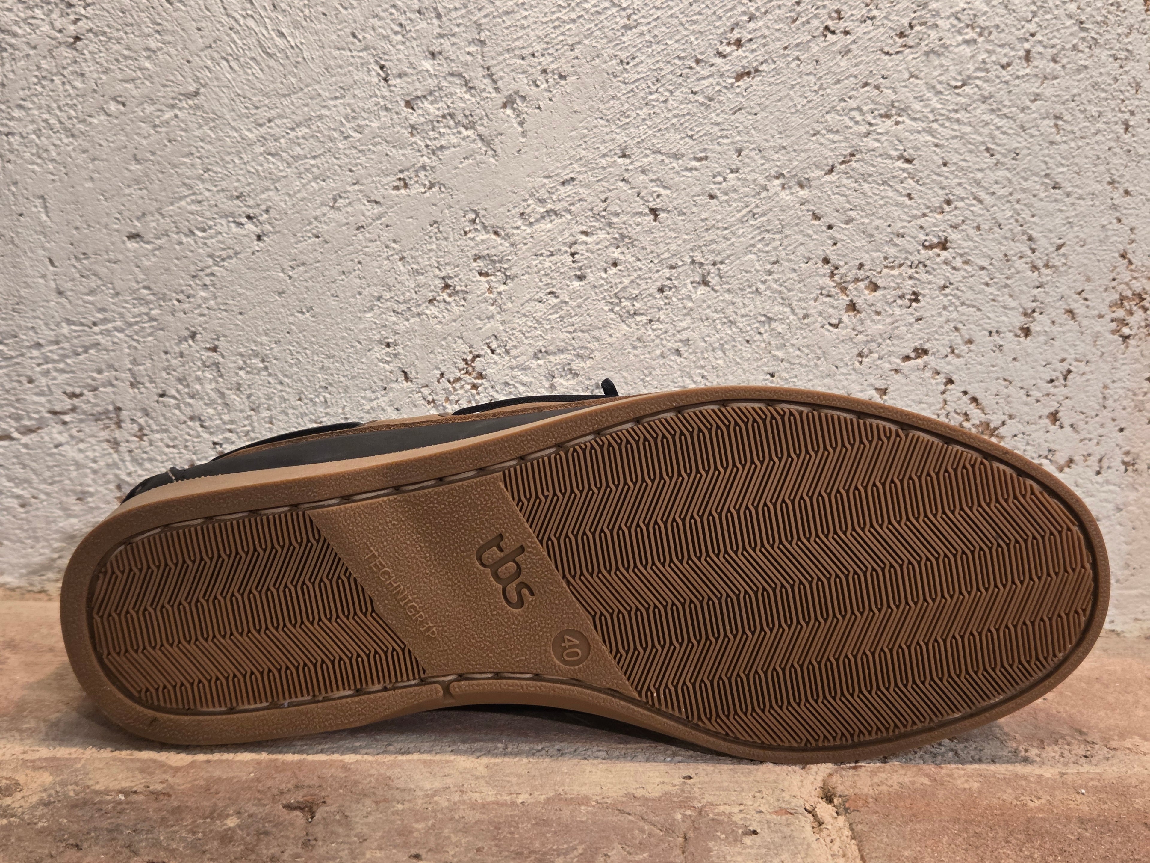 SCARPE TBS STRINGATE PHENIS E8C32 MARINE+TAN