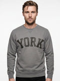 FELPA GIROCOLLO BOWERY NYC MODELLO YORK COLOR DARK CLOUD