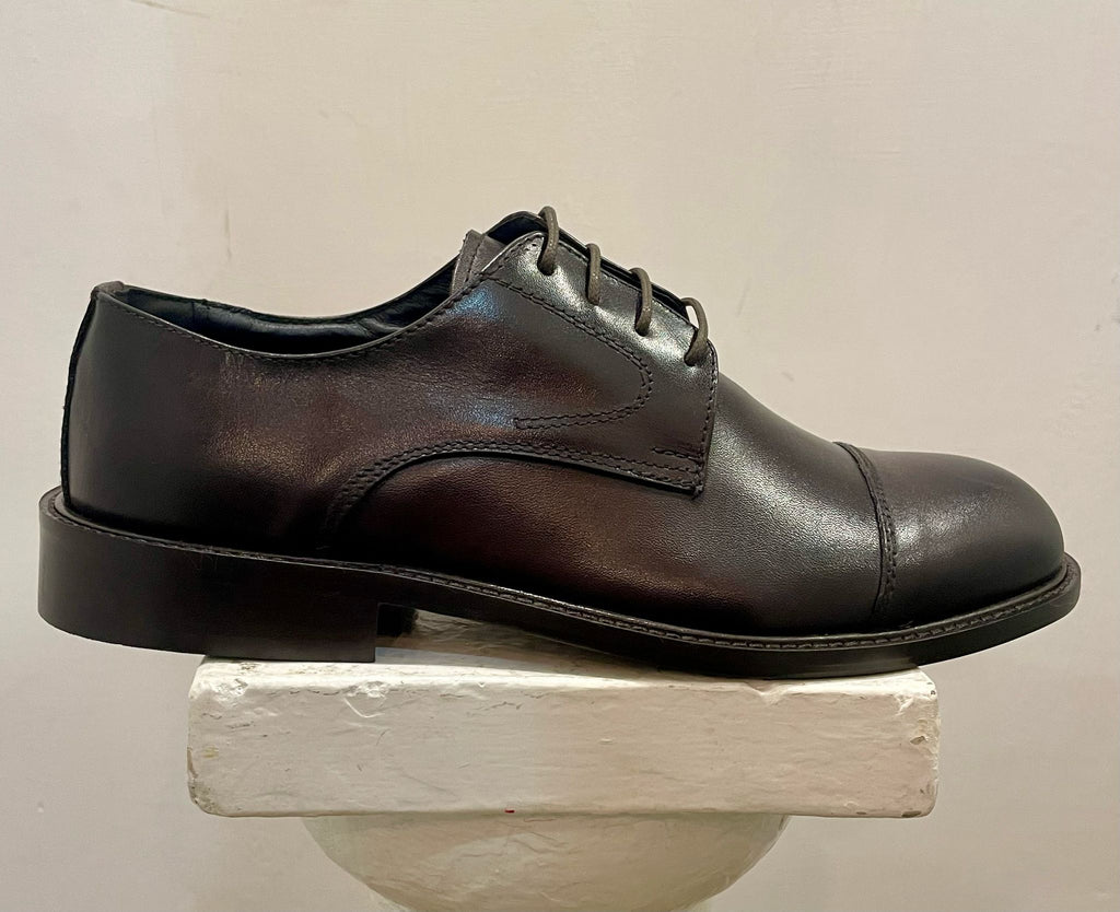 AG TREND DERBY STRINGATA VITELLO COLORE TESTA DI MORO SH 04