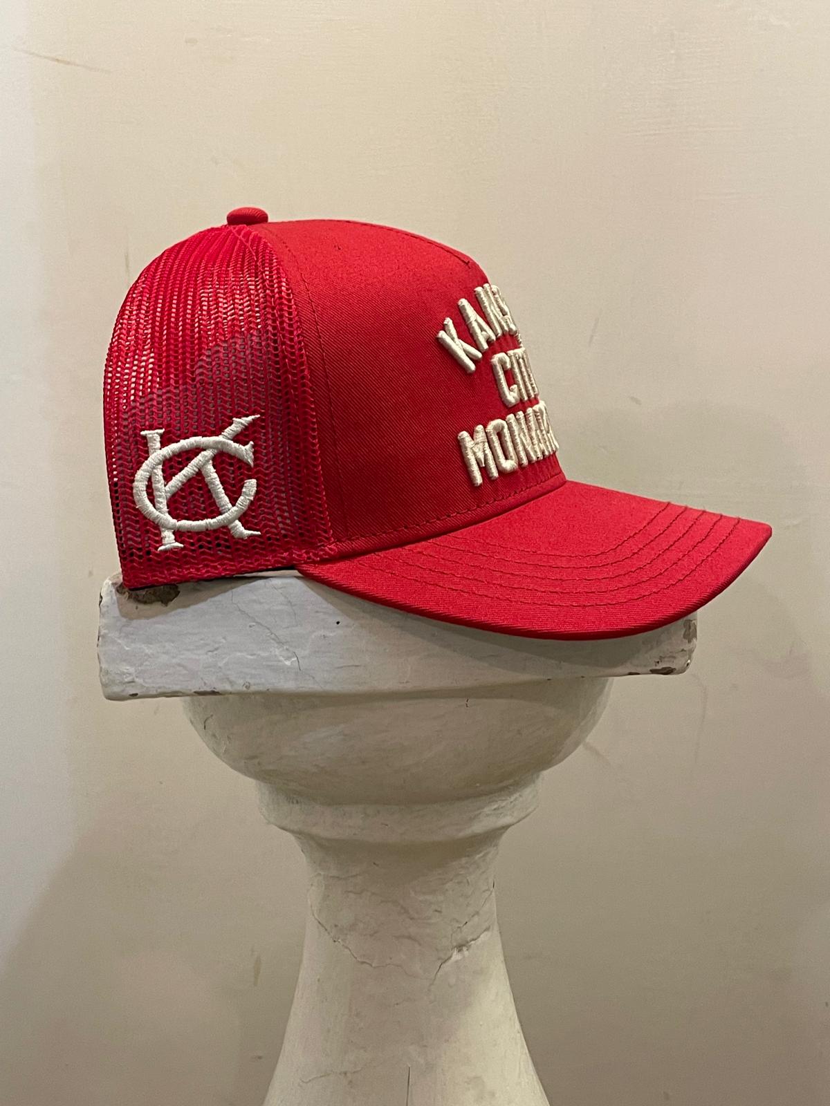 AMERICAN NEEDLE KC MONARCHS NL VALIN SIDE AN RED TRUCKER