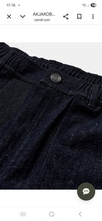 AKJAKOB DENIM FATIQUE JEANS ANERKJENDT COLOR DARK BLUE DENIM