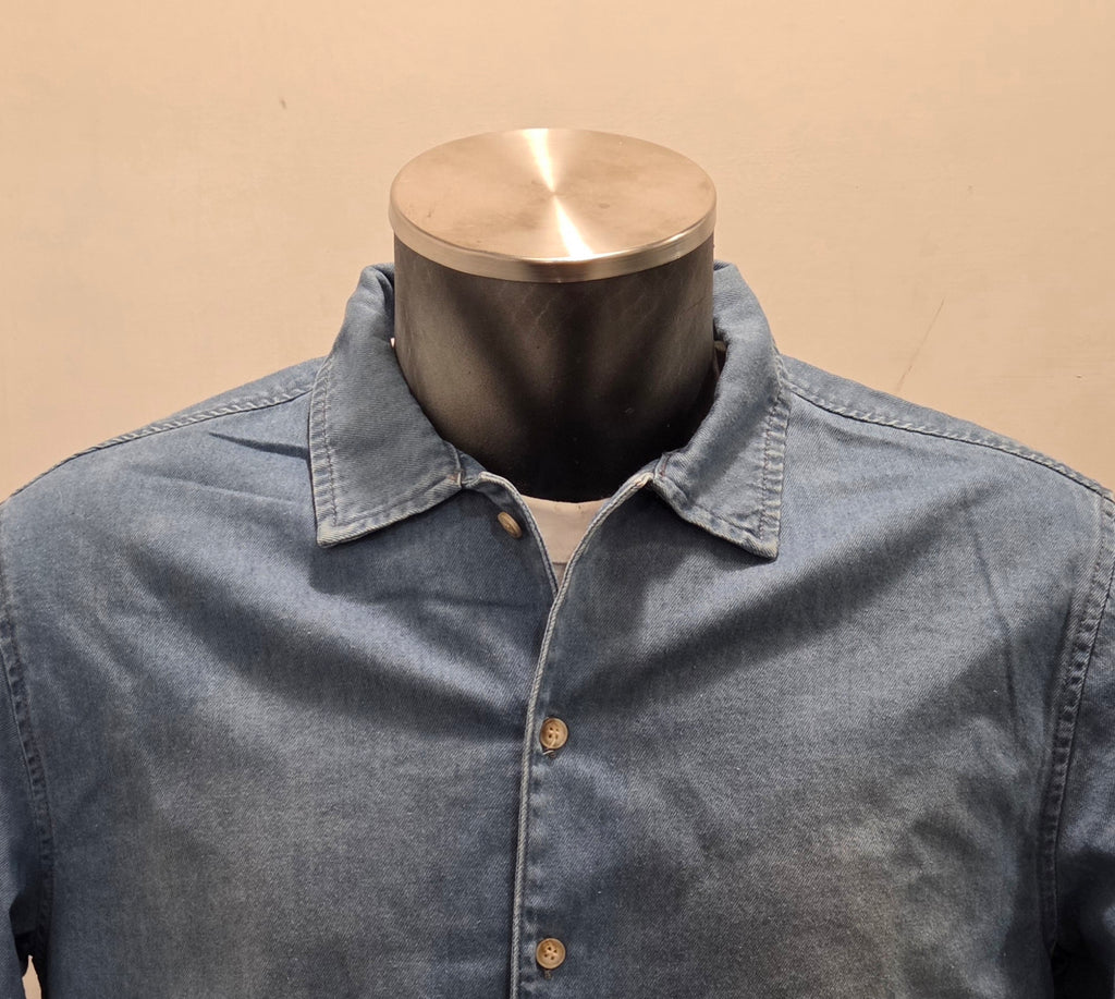 TOOCO ESSENTIAL SHIRT CHAMBRAY WASHED