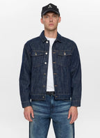 AKKARSTEN DENIM JACKET ANERKJENDT MIDNIGHT RAW