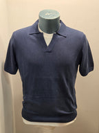 BRAMANTE POLO FILO COTONE MANICA CORTA COLOR BLU