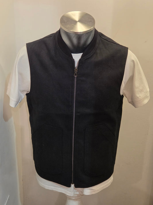 GILET SEADOG LYBRA DOUBLE FACE NERO