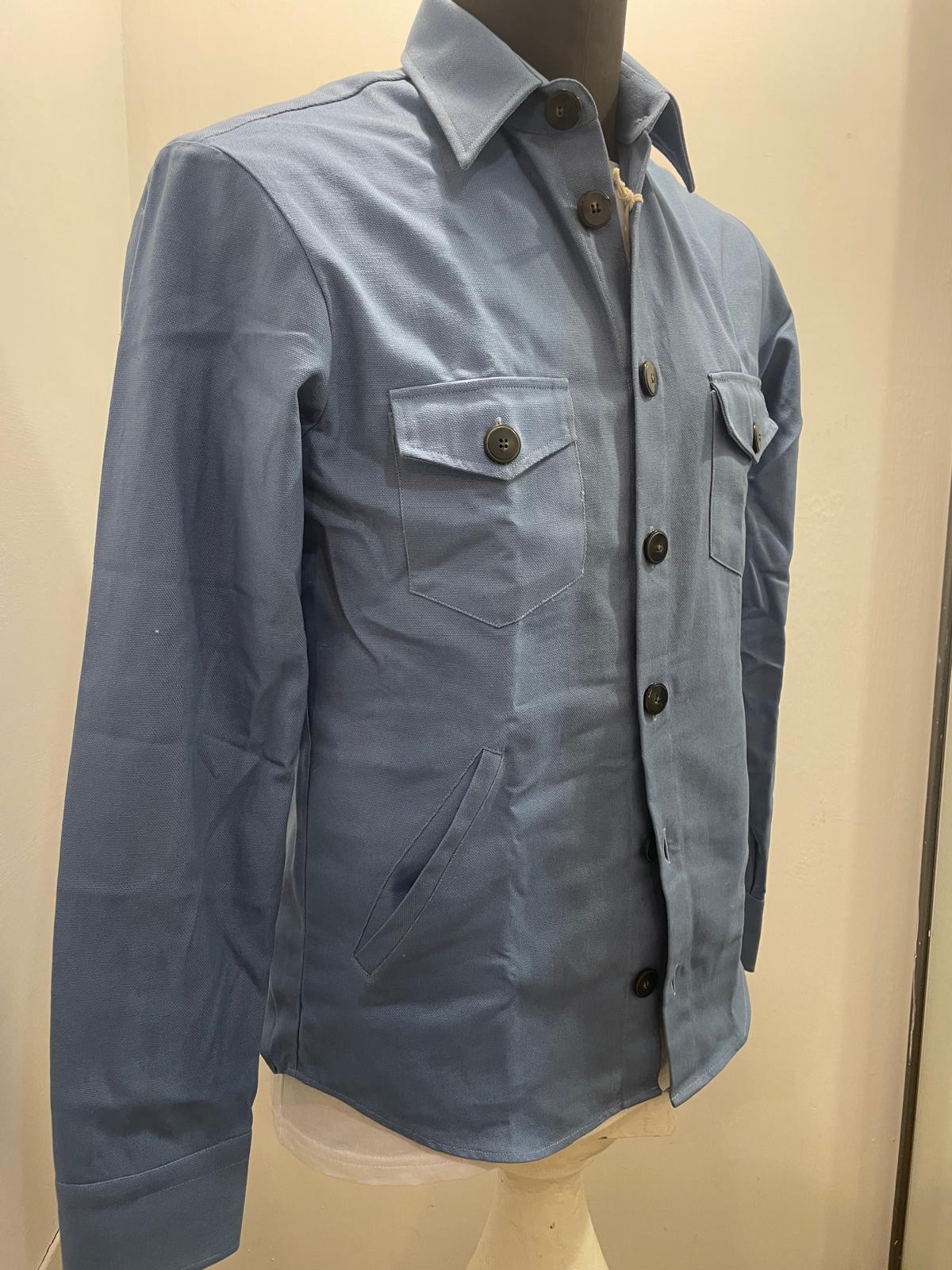 GIACCA CAMICIA GMF COLOR AZZURRO CHIARO SG374