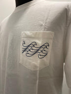 T SHIRT IN THE BOX POCKET WAVE COLOR PANNA SS250009