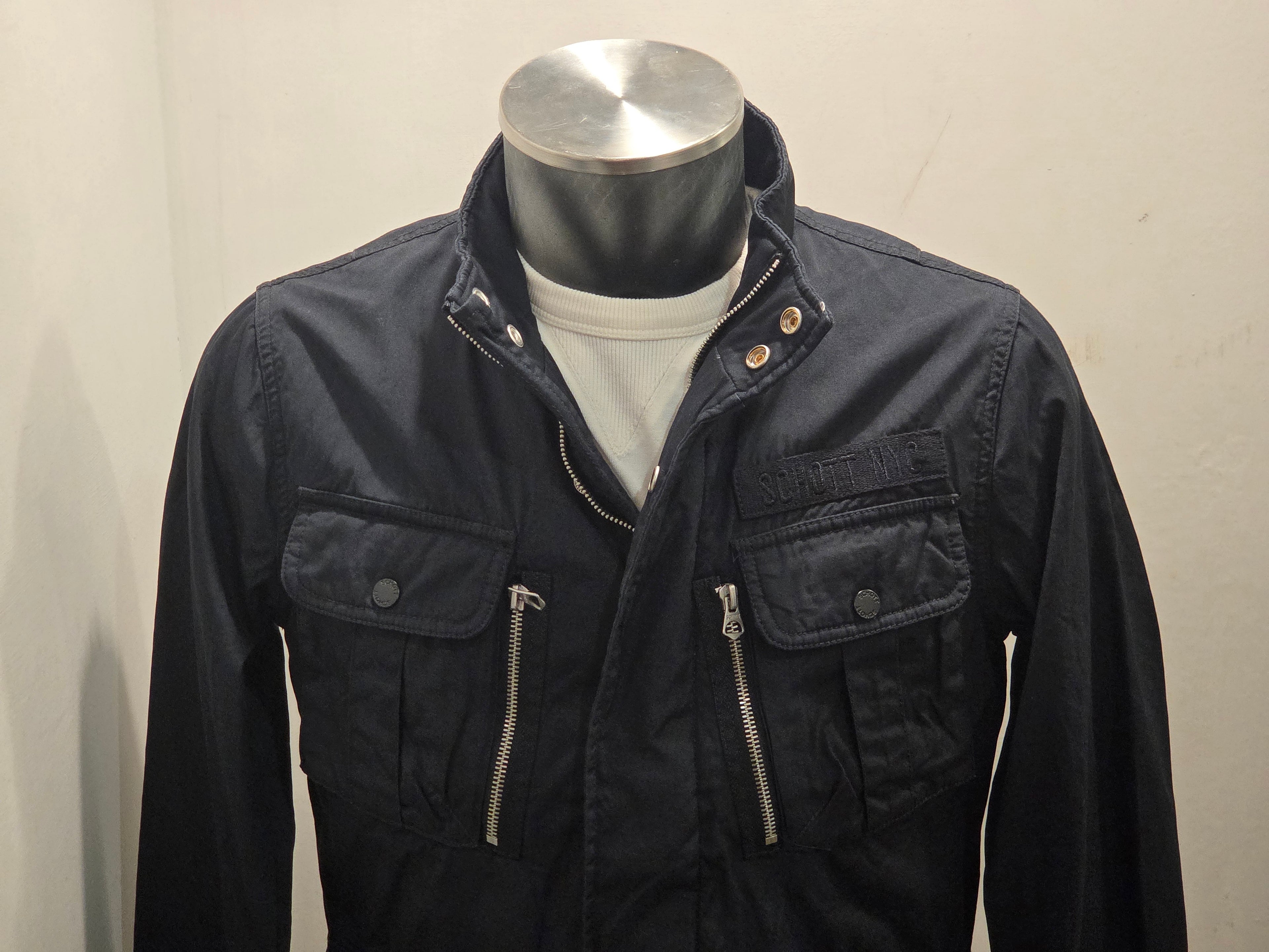 SCHOTT FIELD JACKET NYC COLOR BLU