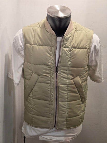 GILET SEADOG DOUBLE FACE LOREN TRAPUNTA-FLANELLA COLOR BEIGE