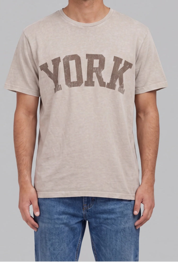 T-SHIRT BOWERY NYC MODELLO YORK VINTAGE JERSEY COLOR TOFU