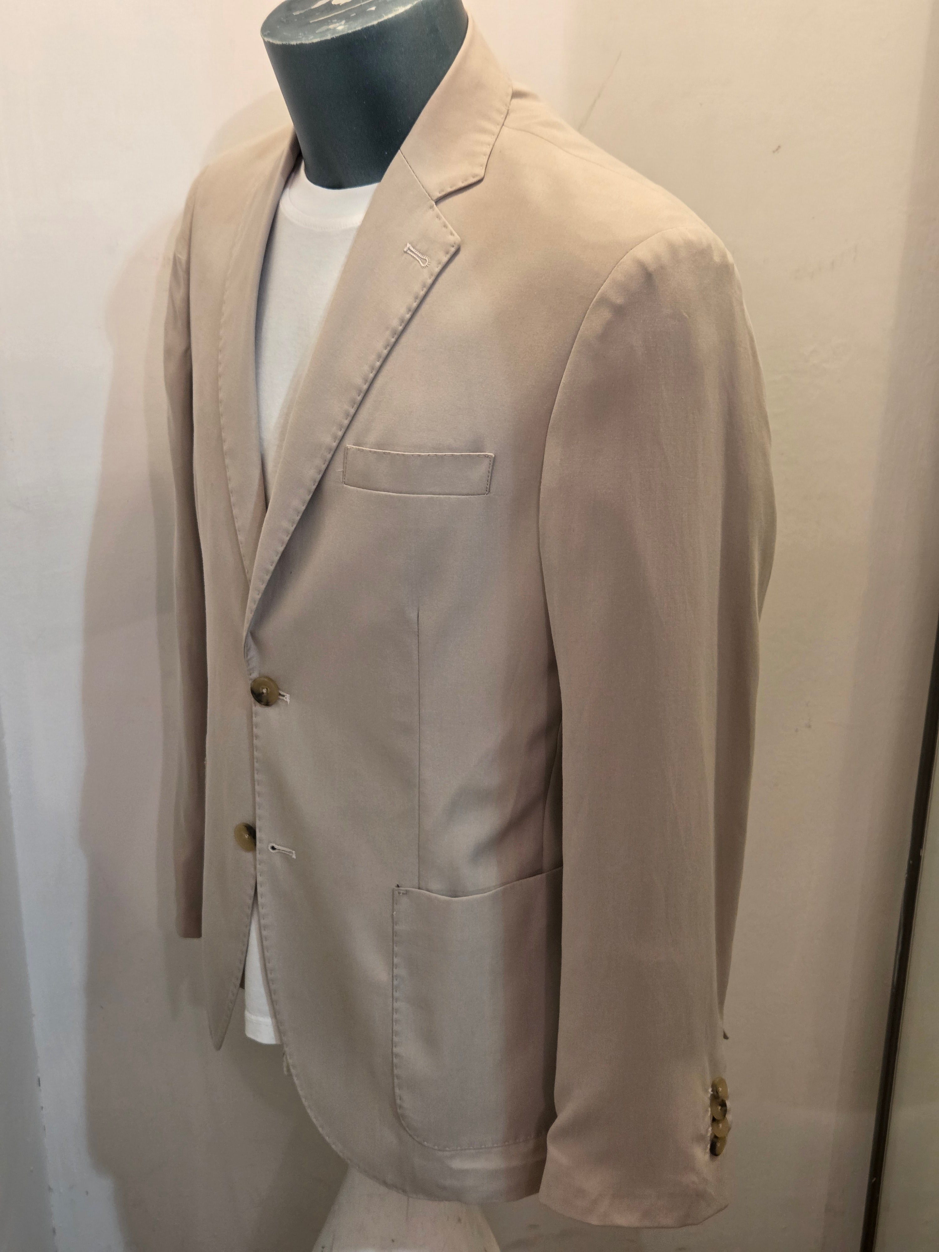 GIACCA MONOPETTO BEIGE CHIARO AG TREND - G214-P661